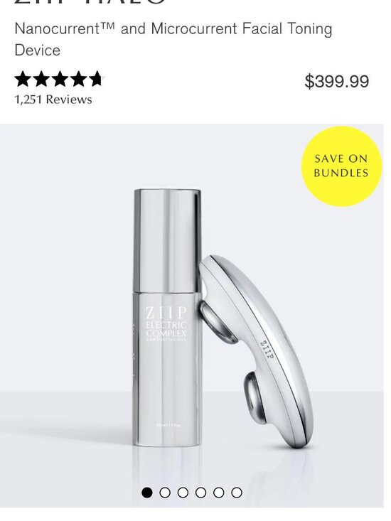 Ziip Other - NEW ZIIP Halo - Nanocurrent™ and Microcurrent Facial Toning Device